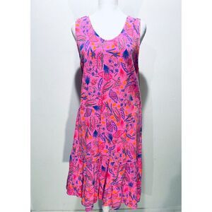 Fresh Produce dress USA made lagerin coastal beach shells pink summer womens SM